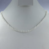 Beaded Crystal Quartz Sterling Silver Necklace Jewelry