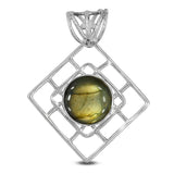 Labradorite Silver Pendant