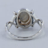 Dendritic Opal Sterling Silver Ring