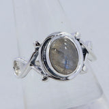 Dendritic Opal Sterling  Silver Ring