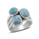 Rainbow Moonstone  Silver Ring