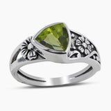 Natural Amethyst Sterling Silver Rings