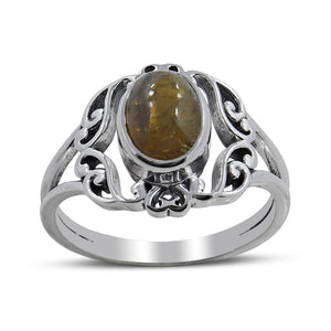 925 Silver Rainbow Moonstone Rings