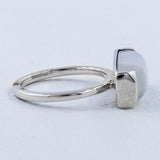 Rainbow Moonstone Sterling Silver Rings