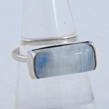 Rainbow Moonstone Sterling Silver Rings