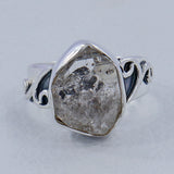 Herkimer Diamond Silver Rings