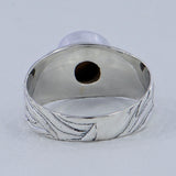 Natural Tiger Eye Silver Rings