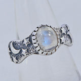 Larimar Silver Designer Rings