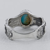 Larimar Silver Designer Rings