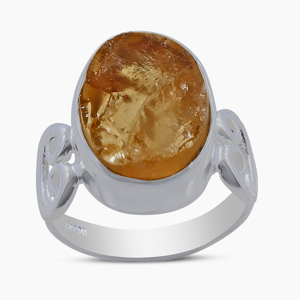 925 Sterling Silver Citrine Rings