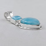 Larimar Sterling Silver Pendant