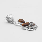 Tiger Eye Silver Pendants