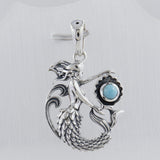 Rainbow Moonstone 925 Silver Pendant