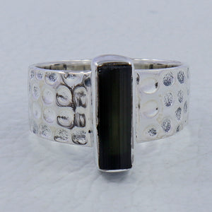 925 Sterling Silver Tourmaline Ring