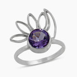 925 Sterling Silver Blue Topaz Rings