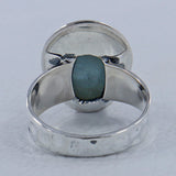 Aquamarine Sterling Silver Ring