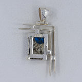 K2 Jasper Designer Silver Pendant