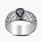 925 Sterling Silver Blue Topaz Rings