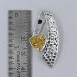 925 Starling Silver Crystal Pendant