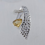 925 Starling Silver Crystal Pendant