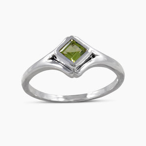925 Sterling Silver Peridot Rings
