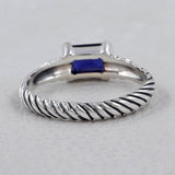 925 Sterling Silver Iolite Ring