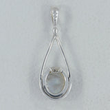 Osmania Mabe Pearl Silver Pendant