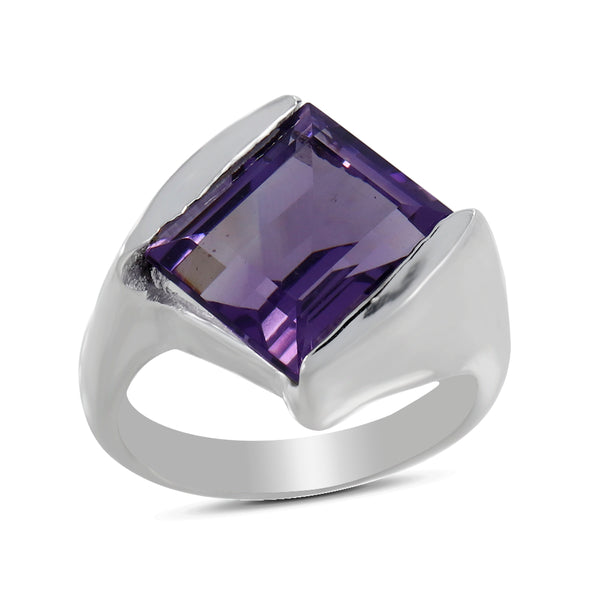Amethyst Sterling Silver Rings