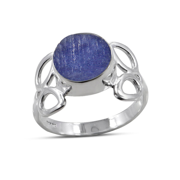 925 Sterling Silver Rough Citrine Rings