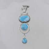 Blue Labradorite 925 Sterling Silver Pendant