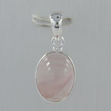 925 Silver Rose Quartz Pendants