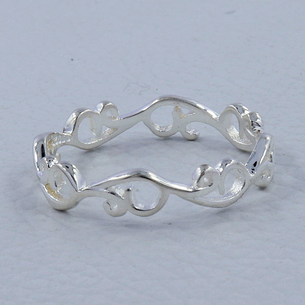 925 Sterling Silver Band Rings