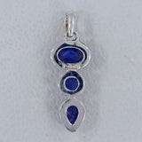 Tanzanite Gemstone Silver Pendant