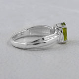 Natural Citrine 925 Sterling Silver Ring