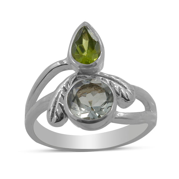 925 Sterling Silver Blue Topaz Rings