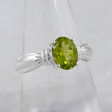 Natural Citrine 925 Sterling Silver Ring