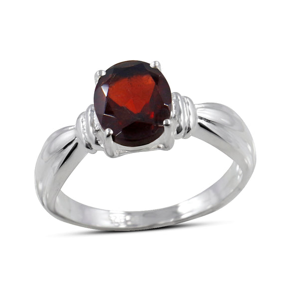 Natural Citrine 925 Sterling Silver Rings