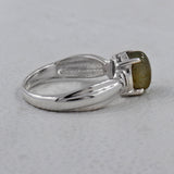 Natural Citrine 925 Sterling Silver Ring