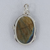 Labradorite Gemstone Silver Pendant