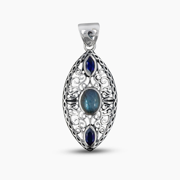 Labradorite Silver Pendants