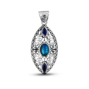 Labradorite Silver Pendants