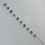 Green Amethyst (Prasiolite) Jewelry Silver Bracelet