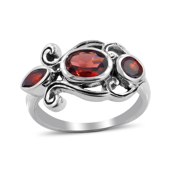 925 Sterling Silver Blue Topaz Silver Ring