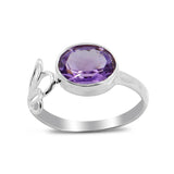 Natural Amethyst Designer Ring