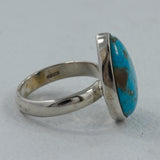 Mexican Turquoise Silver Ring