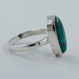 Mexican Turquoise Silver Ring