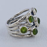 925 Sterling Silver Tourmaline Rings