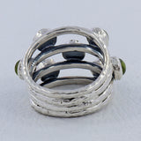 925 Sterling Silver Tourmaline Rings