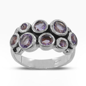 925 Sterling Silver Amethyst Rings