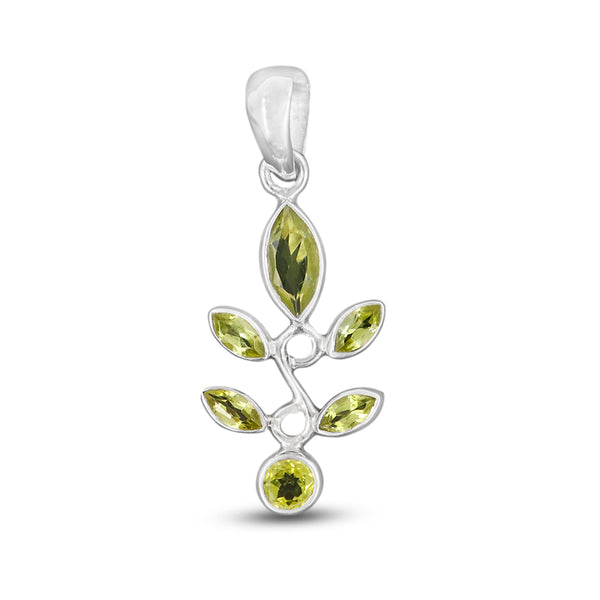925 Sterling Silver Peridot Pendants